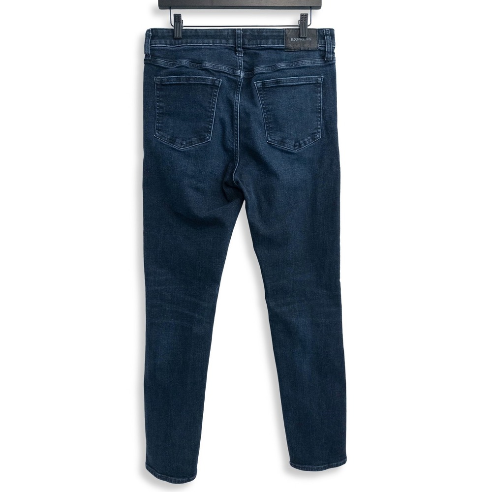 Express Slim Jeans Women 32x32 Dark Wash Classic Minimalist‎ Sleek Casual Denim